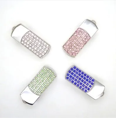 Лидер продаж Ювелирные изделия с алмазами модная подарок розовый USB флэш