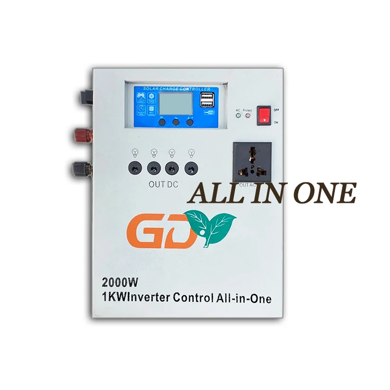 

Donghui solar inverters 1000w 12V 220V 1000watt 1kw with controller all in one
