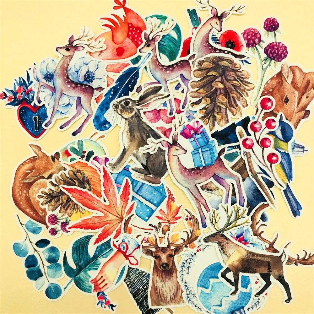 38 шт./упак. 2019 винтажный кленовый олень Φ рукоделие Скрапбукинг альбом