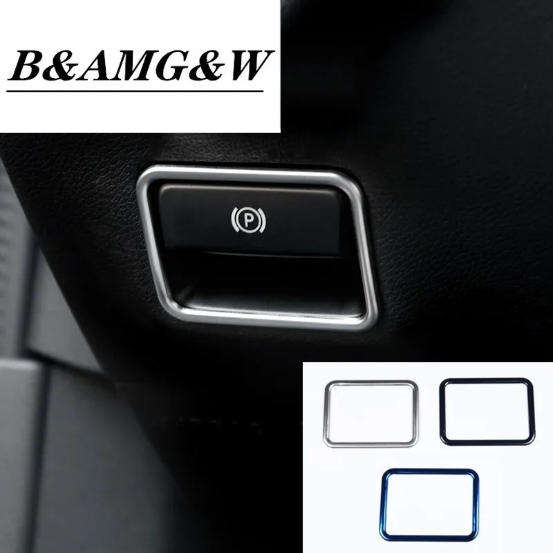 Стайлинг автомобиля центральная консоль электронная рамка тормоза декоративная