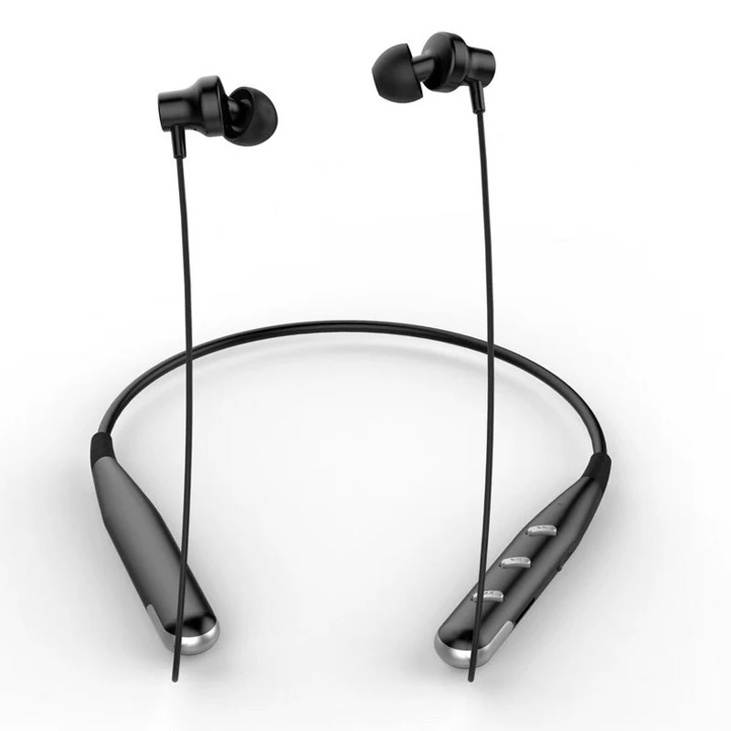 Спортивные Bluetooth наушники NVAHVA беспроводные магнитная металлическая гарнитура с