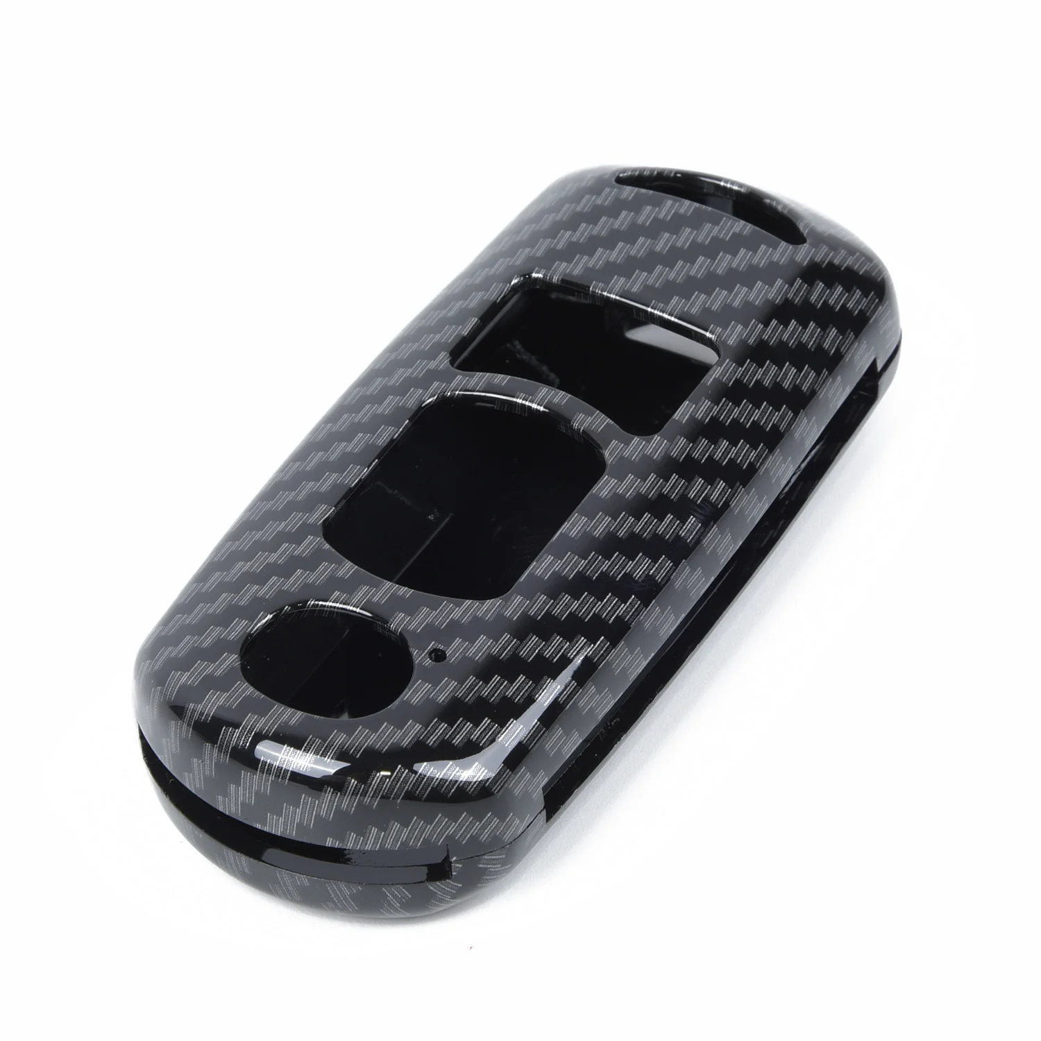 

Carbon For Mazda 3 5 6 CX5 CX3 CX7 CX9 MX5 Fiber Cover Remote Fob Case Black Replacement Anti-scratch