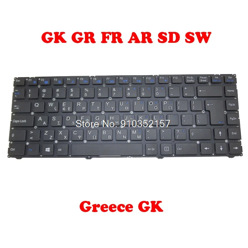 Клавиатура для CLEVO W945AU W945LU MP 12R76DK 430 4302 12R76LA 6 80 W9400 190 1|Клавиатуры| |