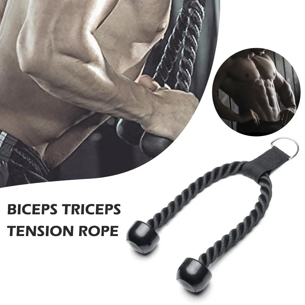 Heavy Duty Tricep Rope Pull Down Biceps Muscle Training Rope