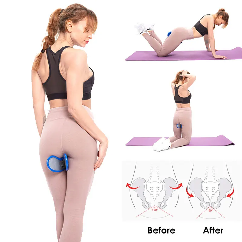 Pelvic Floor Muscle Inner Thigh Exerciser Hip Trainer Butt Training Home Equipment Fitness Tool Correction Buttocks Devic | Спорт и