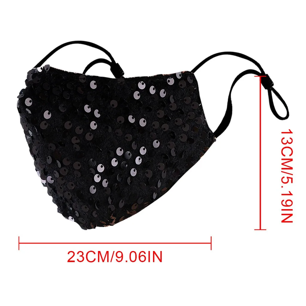 

Mascarillas Fashion Washable Reusable Face Mask Adult Women Outdoor Drill Breathable Fashion Ice Cotton Windproof Mask Masque