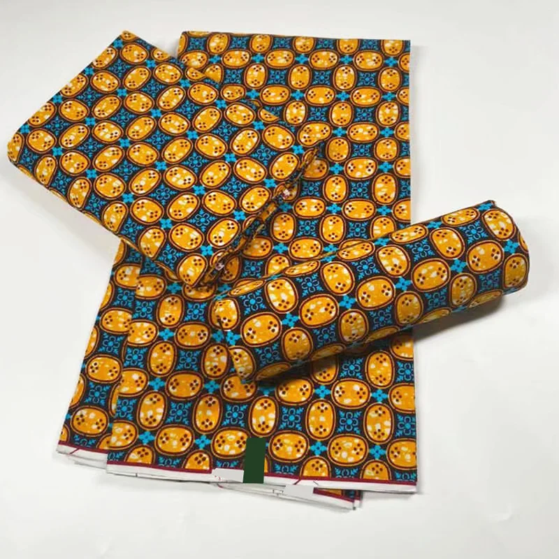 

New Veritable Wax Print Guaranteed Real Wax High Quality Pagne Original Wax Veritable 6yard African Ankara Sewing Fabric