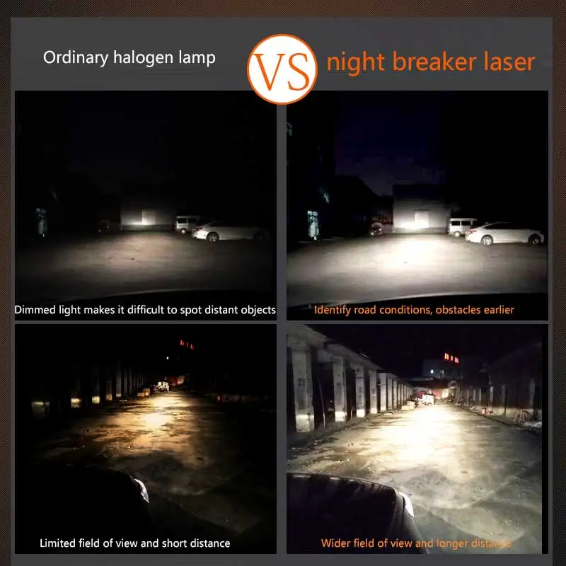 Лампа Ксеноновая OSRAM Night Breaker лазерной фар H7 12В 55 Вт 3700K H1 H3 H4 H8 H11 9005 9006 HB3 HB4 галогенных ламп+ 150% яркий