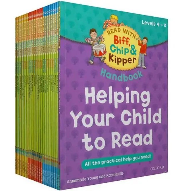 

1 Set 25 Books 4-6 Level Oxford Reading Tree Biff,Chip&Kipper Practical Kids English Picture Book Educational for Children