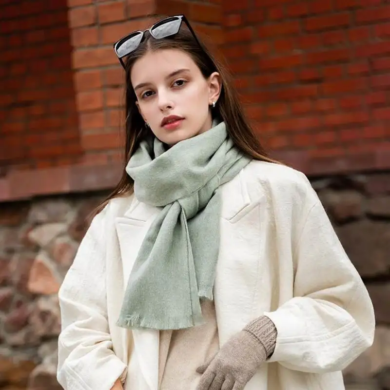 

Bogeda New Winter Warm 100% Wool Scarf Women High Quality Fashion Scarfs Lady Gift Free Shipping