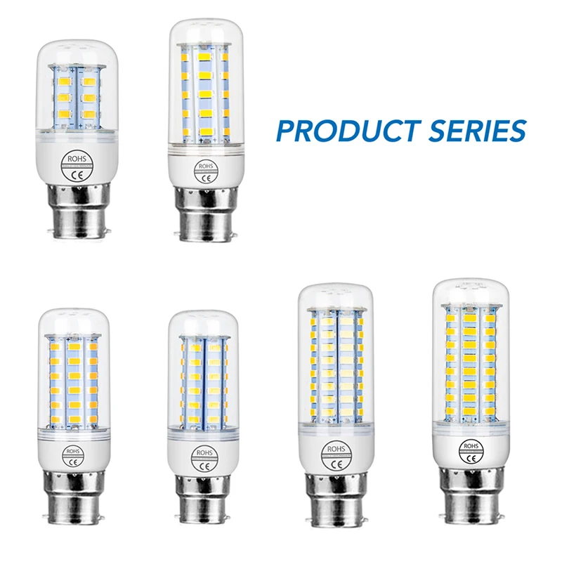 

B22 24/36/48/56/69/72 LEDS Lamp 5730 SMD LED Corn Bulb Leds Lamp Light Bulbs