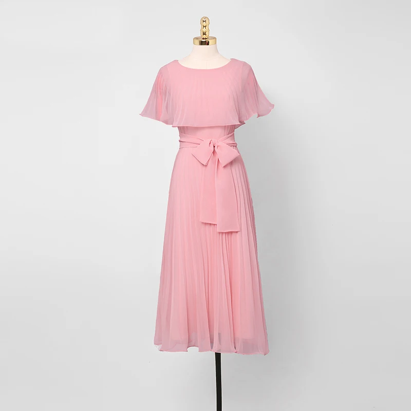 ZIPIPIYF модное волшебное длинное плиссированное платье сплошного цвета 2020 летнее