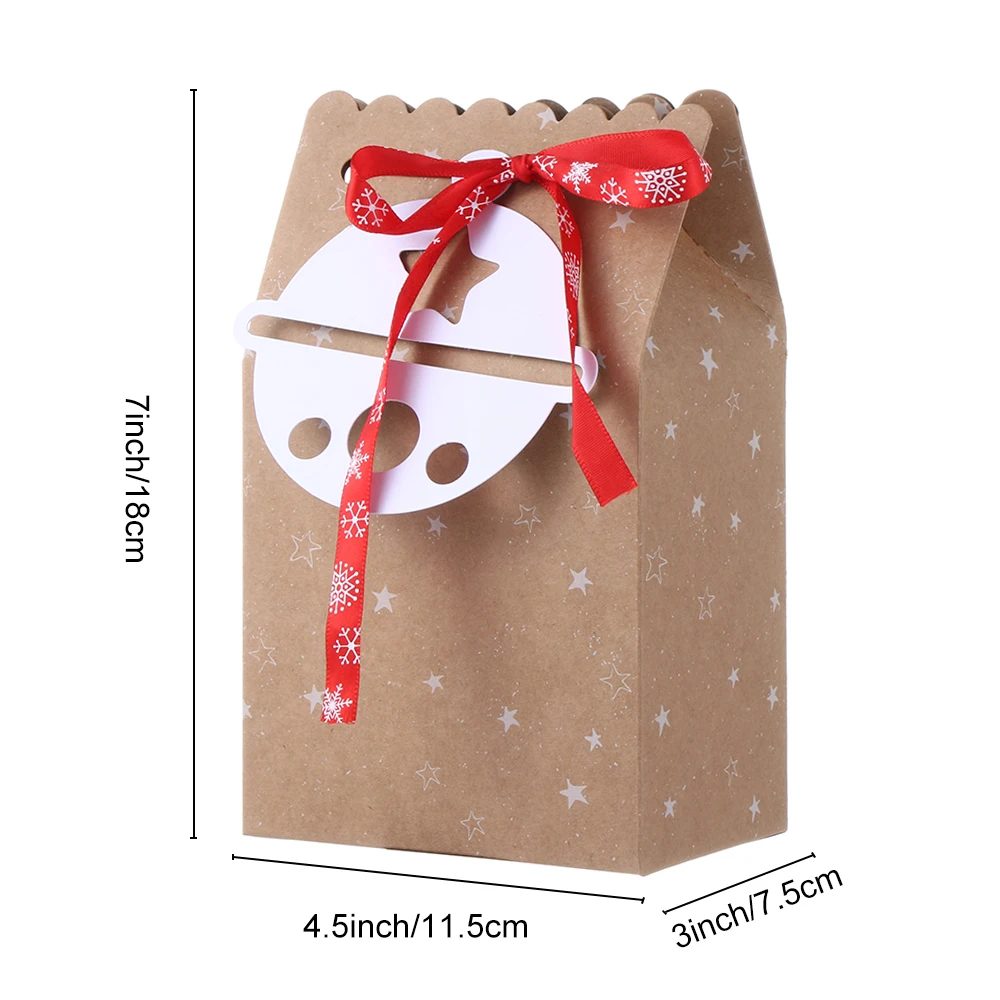 1 шт. праздничный пакет из крафт бумаги для подарков сувенир вечеривечерние