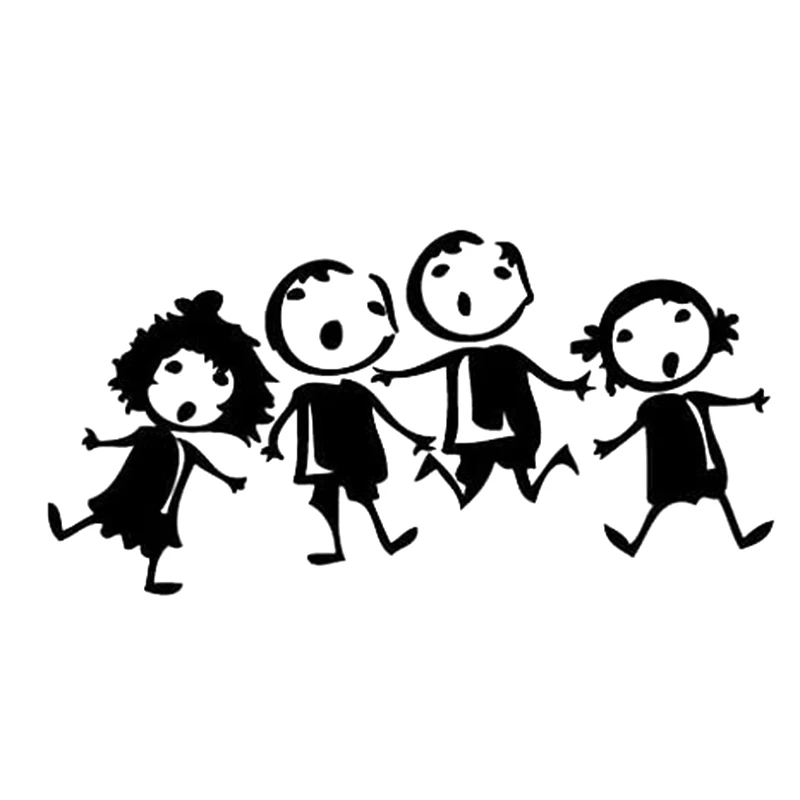 16*8 см Детские песни наклейки с персонажами из мультфильмов винила Стикеры s