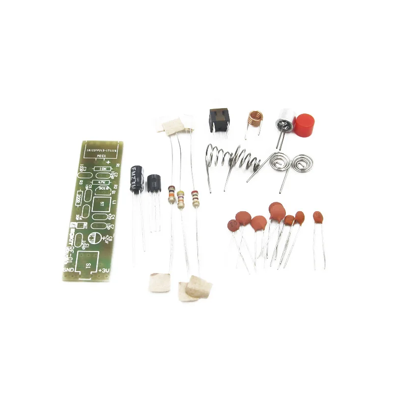 70-110MHz FM Transmitter DIY Kits Frequency Modulation Wireless Microphone Parts diy electronics | Электронные компоненты и