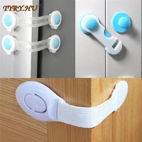 10pcslot child lock protection of children locking doors for childrens safety kids safety plastic protection safety lock