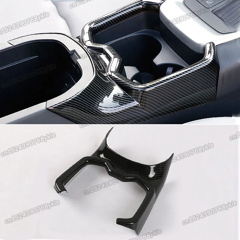 

Автомобильный Центральный держатель для воды из углеродного волокна, хромированная рамка для Toyota RAV4 2019 2020 2021 Xa50 2022, гибридные спортивные ак...