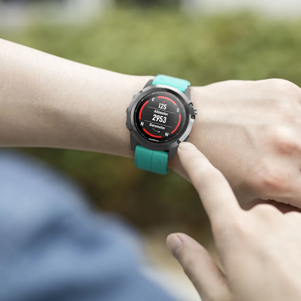 22 мм ширина ремешка для часов Garmin Fenix 5 band силиконовый ремешок с быстроразъемным браслетом для Garmin Fenix 5 Plus forerunner 935