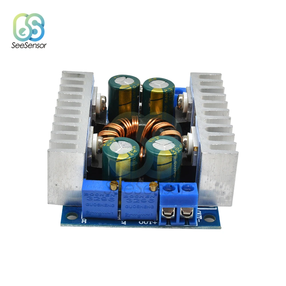 Φ 8A Автоматическая повышающая понижающая плата модуля Регулируемый Модуль