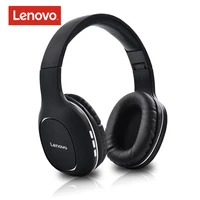 original for lenovo hd300 wireless headphones bluetooth 5 stereo headset subwoofer sport running headset unisex with hd call mic