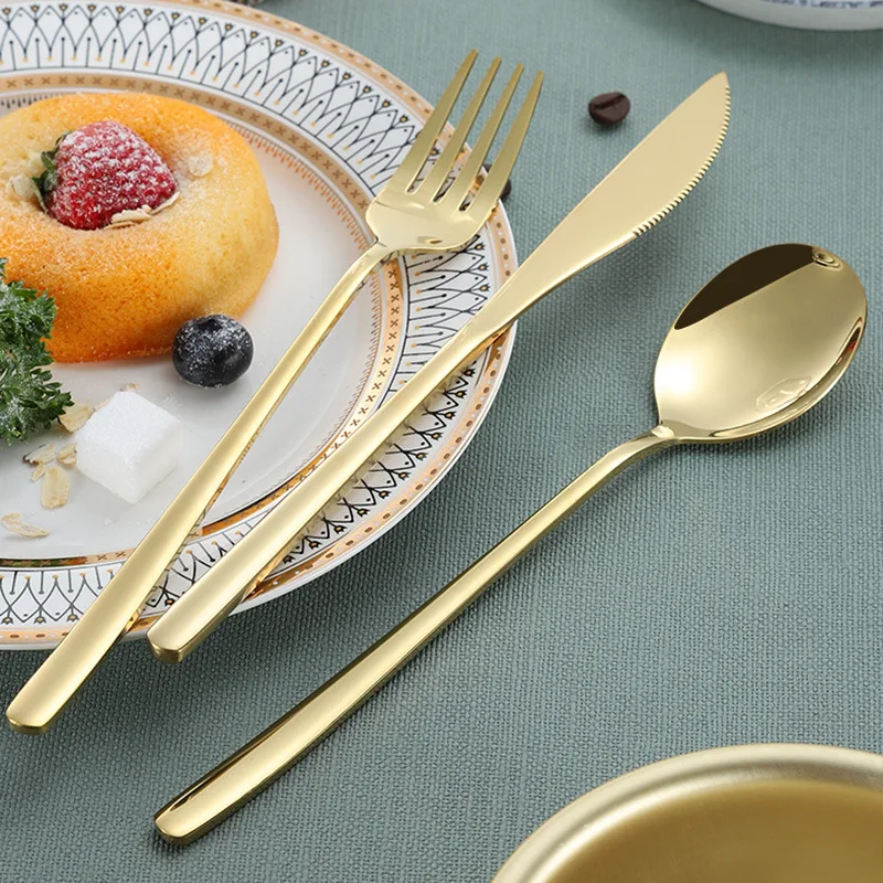 Набор посуды из 3 предметов столовые приборы нержавеющей стали многоразовая