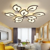 acrylic modern led ceiling chandelier lighting surface mounted lamparas de techo for living study room bedroom