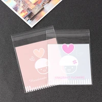 opp self adhesive food biscuit packaging bag candy jewelry plastic small packaging bag 10x103cm
