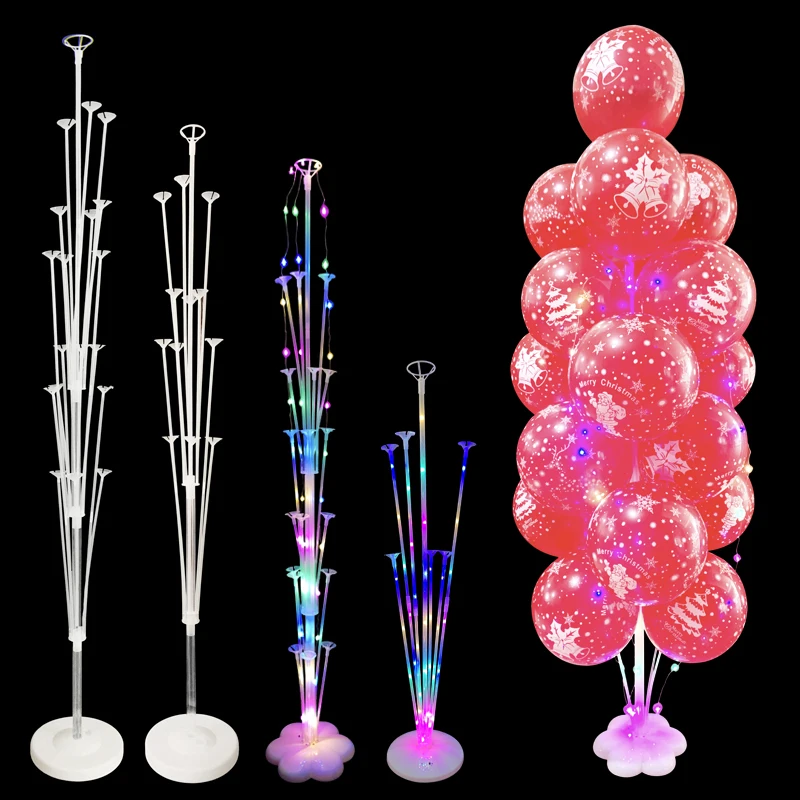 

1/2Set Christmas Balloons Stand Birthday Balloon Holder Column Baby Shower Balloon Birthday Wedding Party Helium Ballons