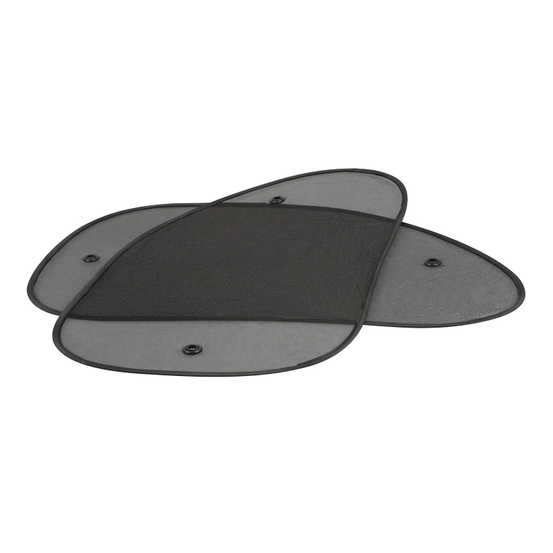 

2 Pcs Car Window Sun Shade Visor Sn UV Protection Kids Rear Side Shield Black