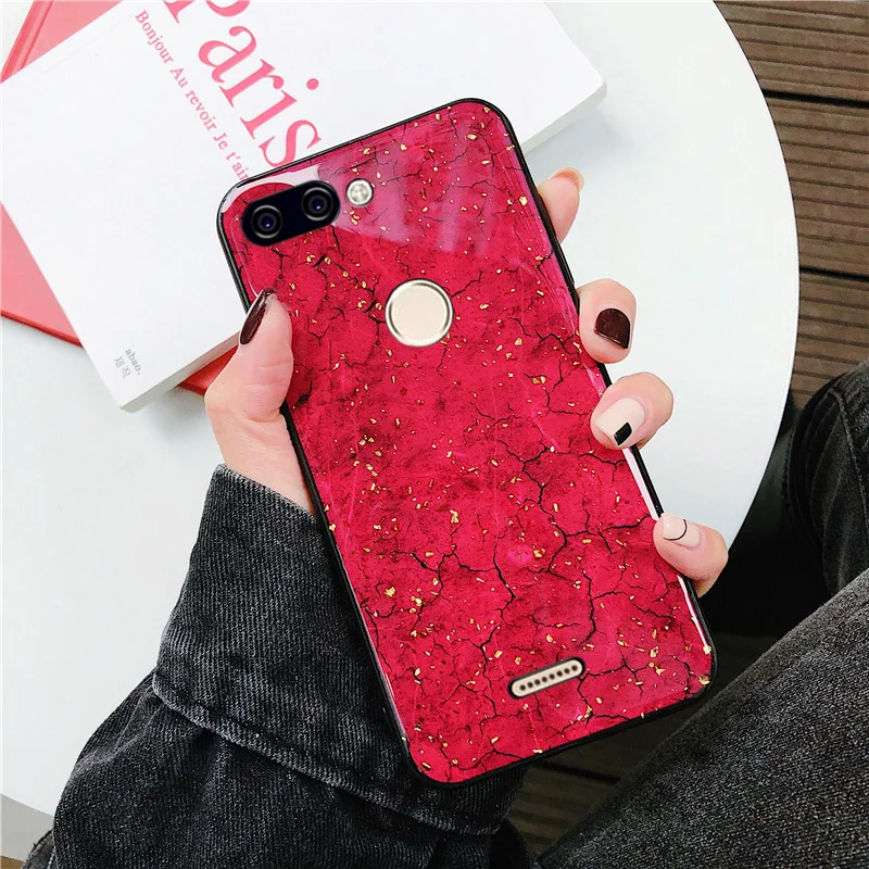 Красивый блестящий Мраморный чехол для Xiaomi Redmi K20 7A 6A Note 7 6 5 Pro 5A S2 Go Роскошный Mi 9T 9 8