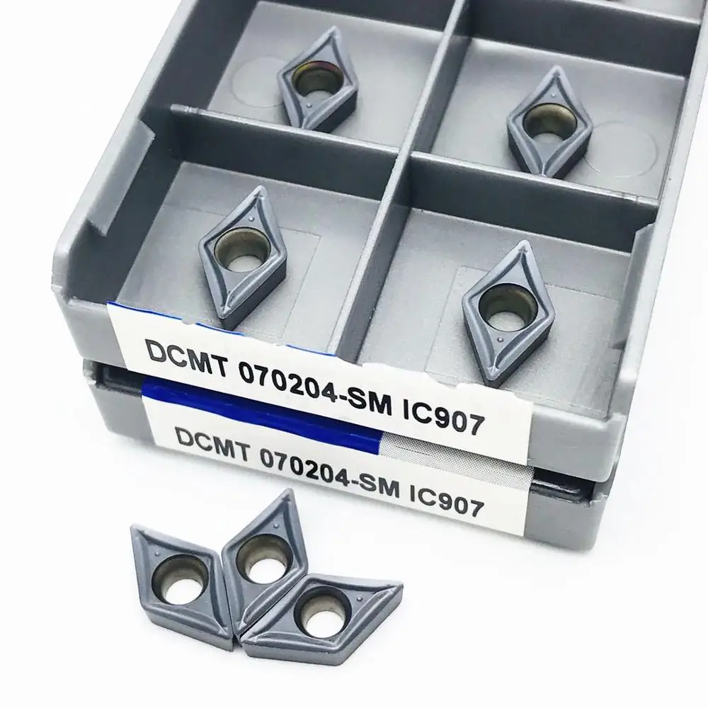DCMT070204 SM IC907 IC908 внешний токарный инструмент металлический станок с ЧПУ режущий