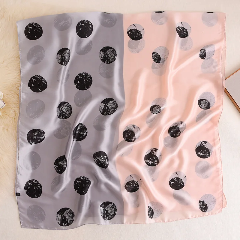 

Luxury Brand Silk Scarves Women Simple Letter Print Shawls Wraps Fashion Pashmina Ladies Sunscreen Scarfs Hijab soft pashimina
