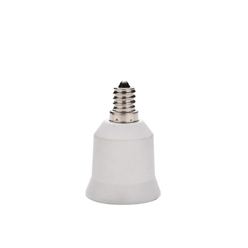 

1pcs White E12 To E26/E27 Lampholder Bulbs Converter Candelabra Light Base Socket Good Quality