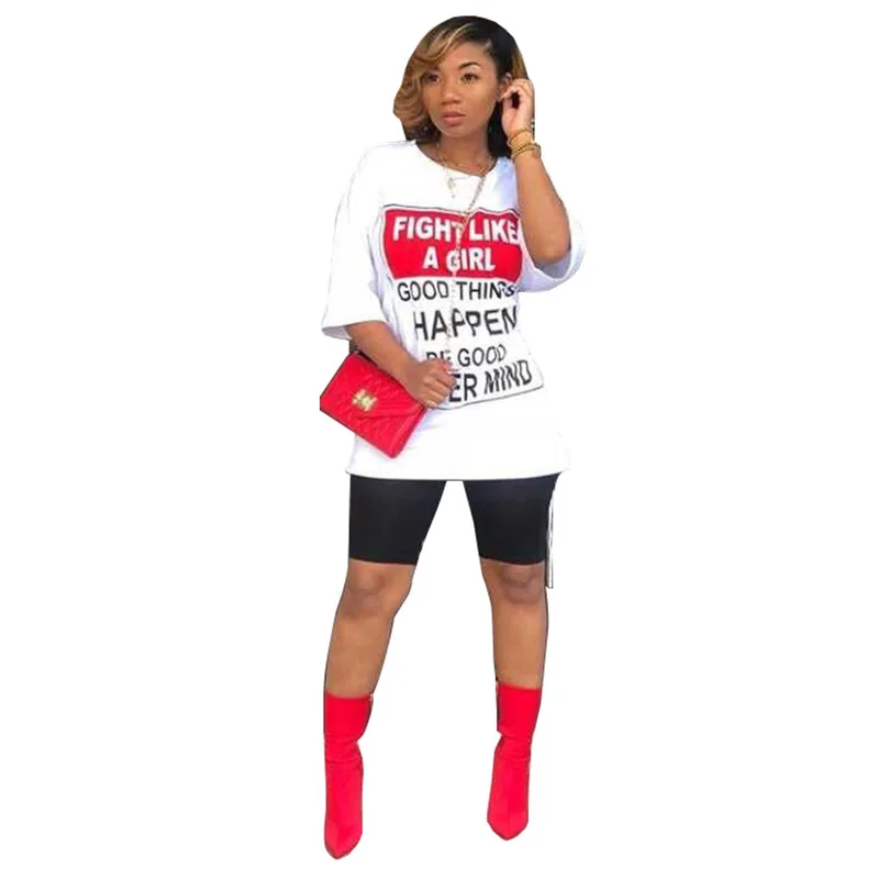 

Women's Letter Printing Machine Eye Bandage Casual T-shirt