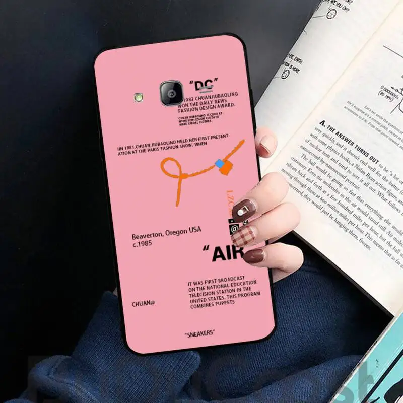 

Fashion Tides brand sneakers Phone Case For Samsung galaxy S 7 8 9 10 20 edge A 6 10 20 30 50 51 52 70 note plus