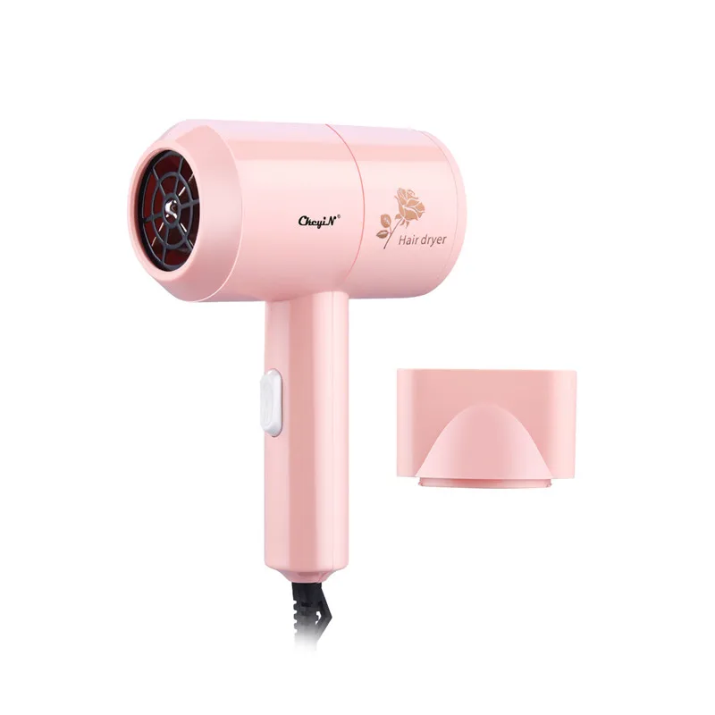 

Ckeyin Mini Hair Dryer Compact & Lightweight 500W Stylish Travel Blow 2 Gear Portable Electric Hair Dryer Quick Drying Low Noise