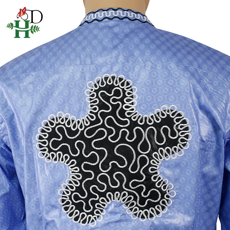 Африканская мужская одежда H & D Дашики рубашка брюки костюм для мужчин топы с