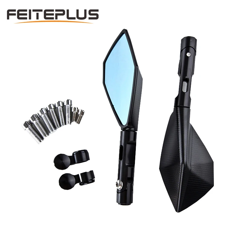 

Universal M8 M10 Motorcycle Rear View Mirrors Scooter Motorbike Rearview Mirrors Electrombile Back Side Convex Mirror M8 M10
