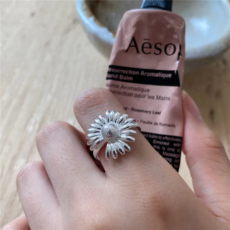 RUIYI реальные 925 стерлингового серебра свежий Дейзи влюбленные пары шикарные