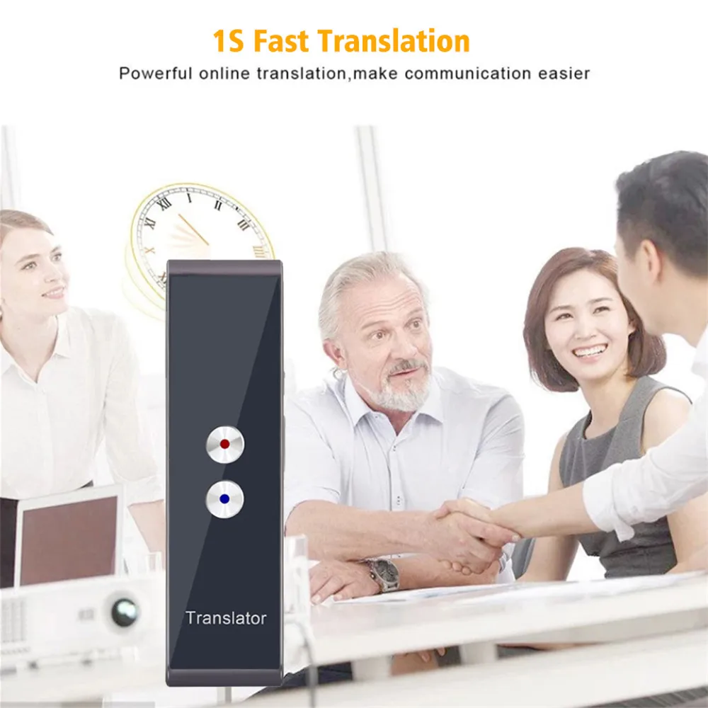 2019 обновленная версия портативный tradutor de voz intelige для обучения путешествий