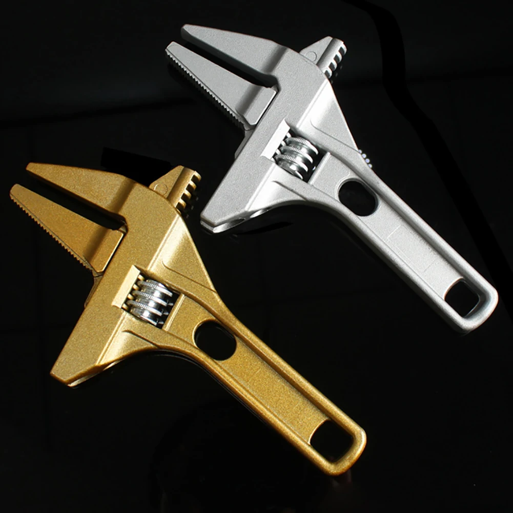 

Steel Aluminum Alloy Wrench Adjustable Multitool Hand Tools Spanner Universal Key Nut Wrench For Home Bathroom