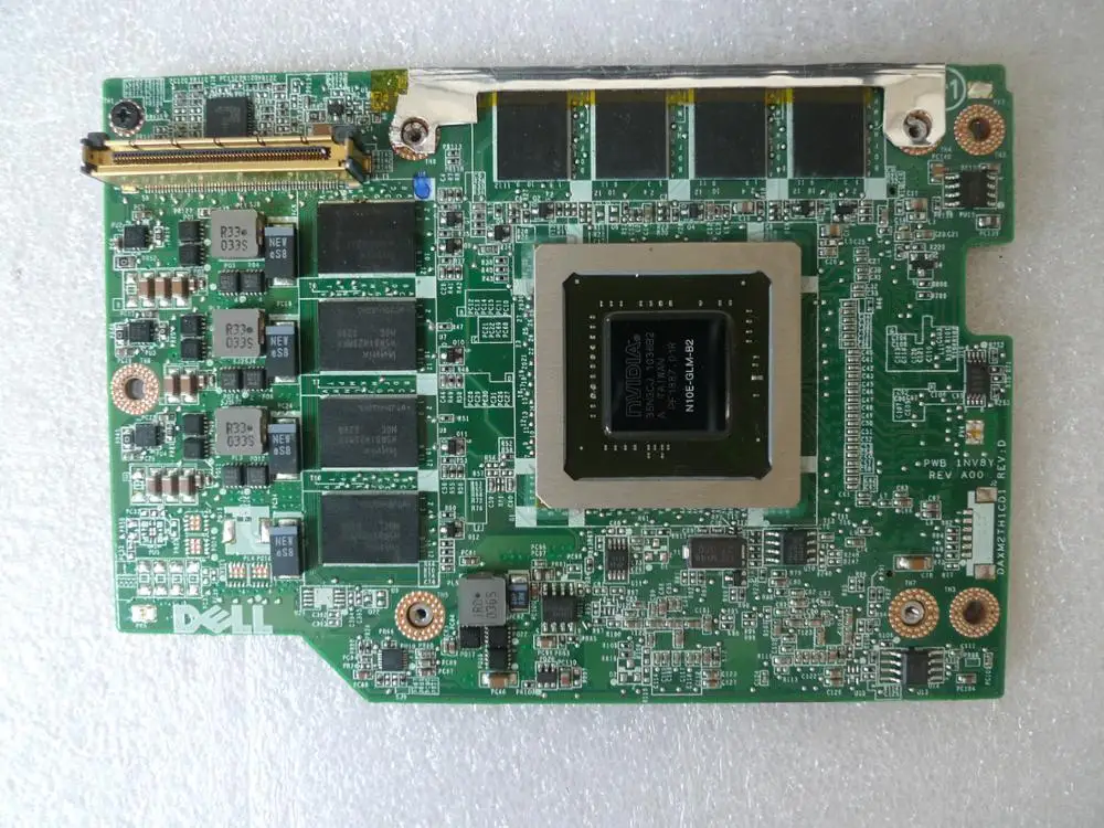 Видеокарта Kai Full FX 2800M N10E GLM B2 DDR3 1 ГБ MXM 3 0 258MT для ноутбука Dell Precision M6400