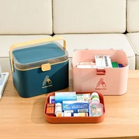 layered medicine box car emergency kit home family first aid kit travel tablet pills organizer drugs box medical accessories