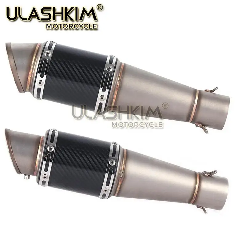 Мотоцикл глушитель полная система контакт средняя труба для HONDA NC700 NC700S NC750 NC750X 2012