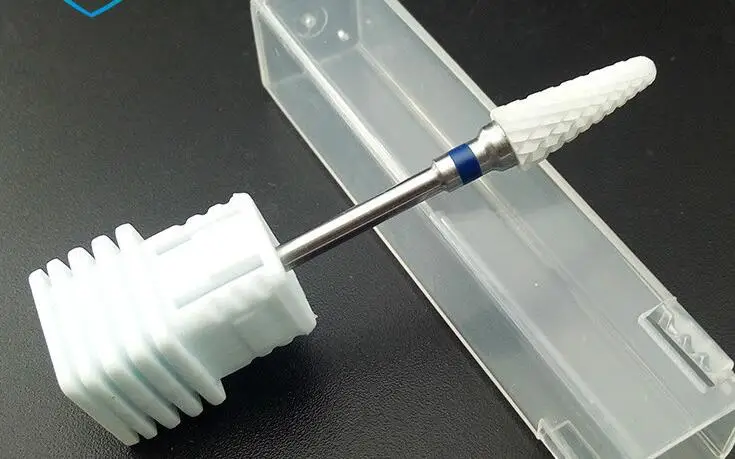 M EasyNail~ Новинка! 1 шт. Pro. 3/32 ''средний керамический сверло для ногтей пуля пилочка для ногтей инструменты для дизайна ногтей очиститель ногтей бит - Цвет: M