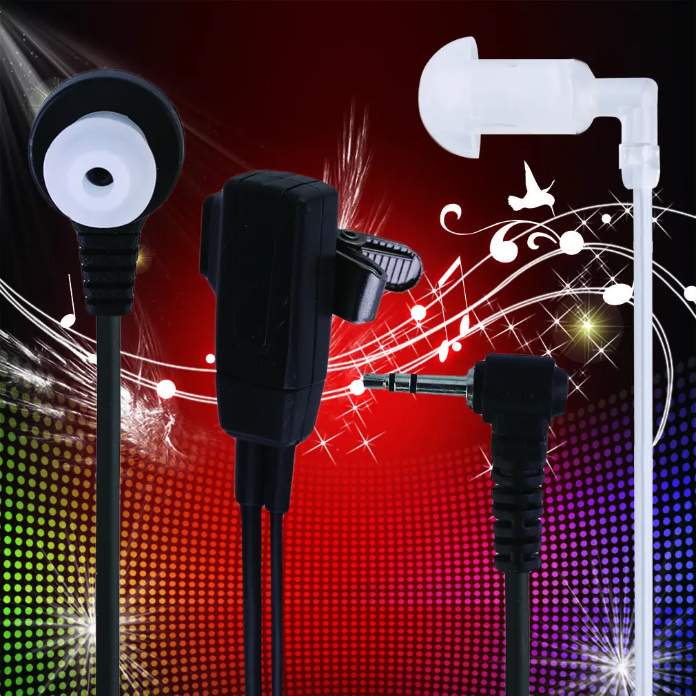 1 контактный скрытый акустический трубчатый наушник гарнитура для Motorola Talkabout 2