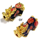 Китайские бусины Pixiu с изменением цвета и температуры настроения, амулет на удачу, изготовление ювелирных изделий Q39C