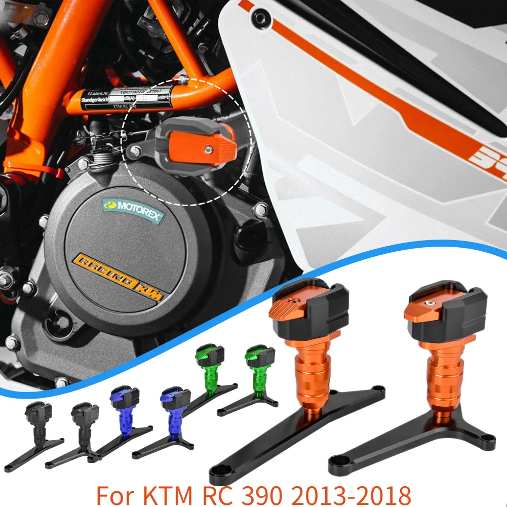 Motorcycle Falling Protection Frame Slider Fairing Guard Crash Pad Protector For KTM RC 390 2013-2018 2014 2015 2016 2017