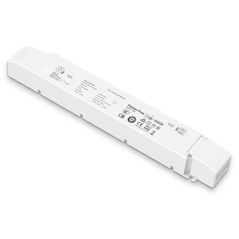 Новый DALI СИД Диммируемый драйвер AC100-240V Вход DC 24V 12V 100 Вт 75 Выход Кнопочный