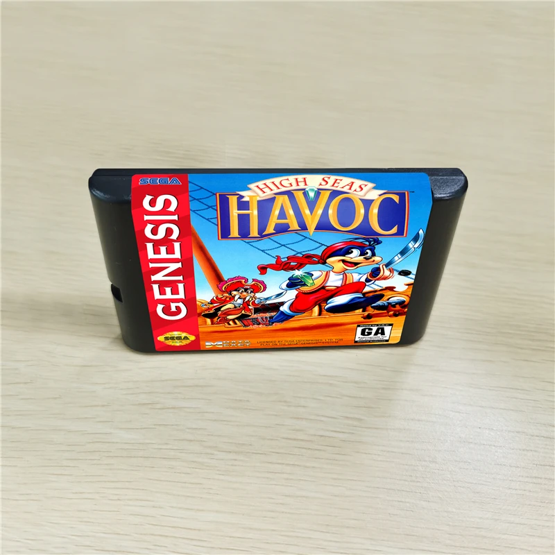 High Seas Havoc 16 битный MD игровой Картридж для консоли MegaDrive Genesis|game cartridge bits|cartridge bitcartridge